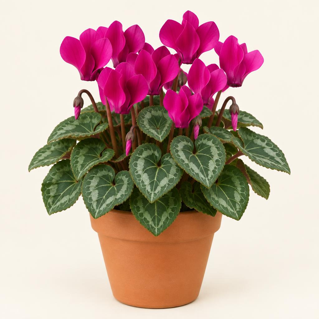 Cyclamen (Cyclamen persicum) grown at Consolidated Nurseries