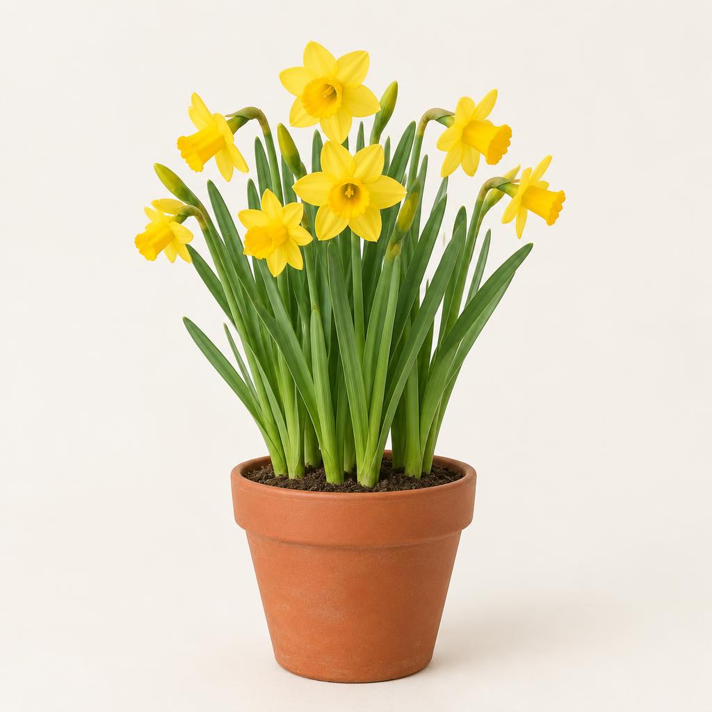 Daffodils (Narcissus pseudonarcissus) grown at Consolidated Nurseries