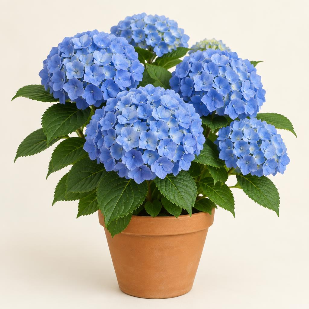 Hydrangea (Hydrangea macrophylla) grown at Consolidated Nurseries