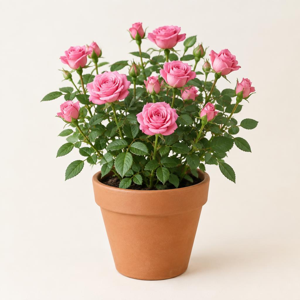 Mini Roses (Rosa chinensis 'Minima') grown at Consolidated Nurseries